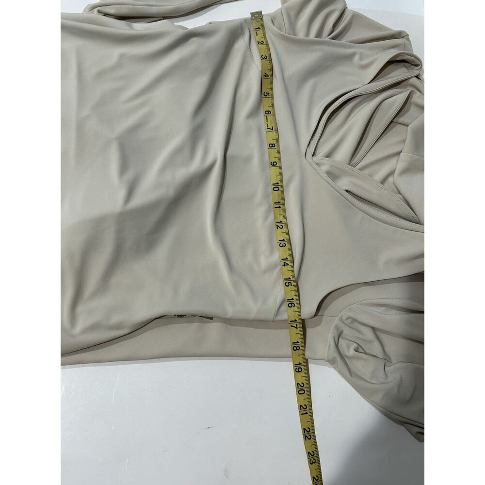 joseph ribkoff Set Of 3 Tank Top Blazer And Pants Beige jersey Fabric Size S/M - Picture 9 of 16